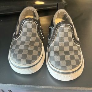 Toddler checkered Vans